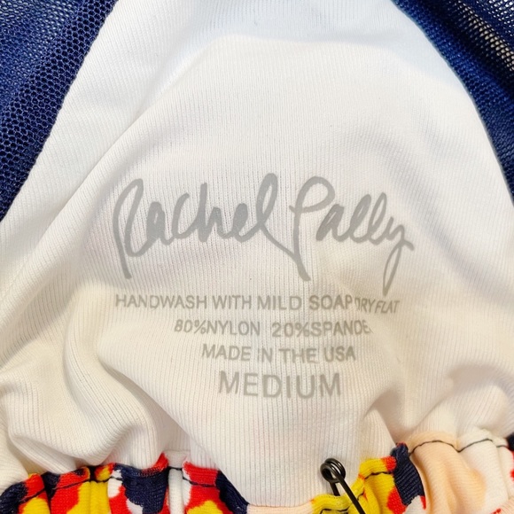 Rachel Pally Mesh Naxos Top in Floral & Navy Mesh - Picture 5 of 5